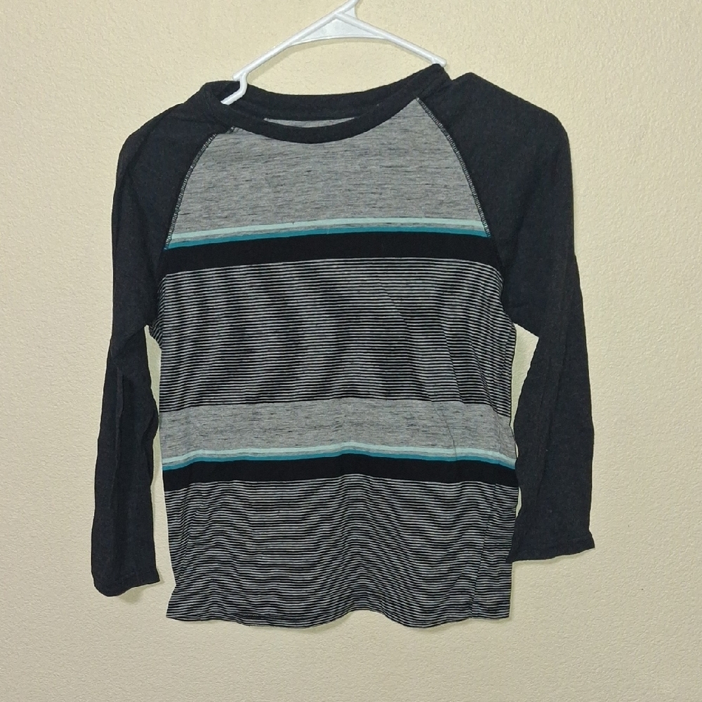Arizona Jean Company Kids Long Sleeve Shirt - Black, Gray, and Teal
